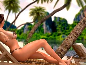 Beach Sex. 3D Futanari Fucks A Guy Rough And Raw! Porn