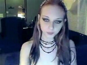 Gorgeous sexy emo legal age teenager on web camera