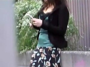 Skirt sharking experience of some careless pretty Japanese sweetie