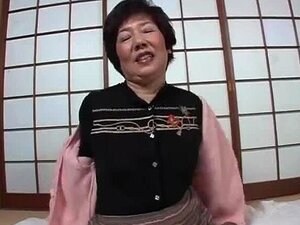 A Japanese Granny Has Her Hiney And Her Hairy Haven Toyed With By Her Toy Wielding Man Porn