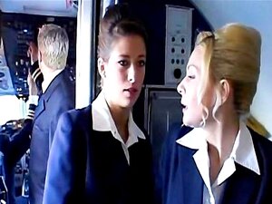 Blonde Stewardesses Blow Guys - Porn